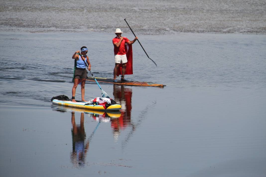 Konya’nın denizi için 58 kilometre kürek çektiler 13
